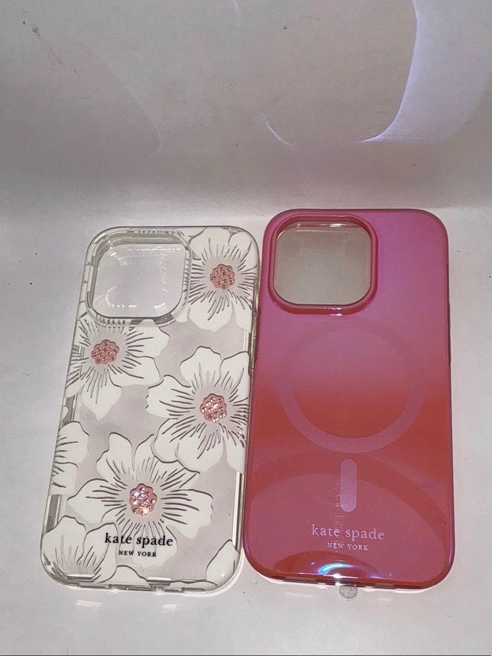 kate spade Floral & Pink Protective iPhone Cases bundle